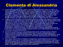 Clemente di Alessandria.