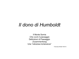 Il dono di Humboldt