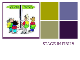 STAGE IN ITALIA