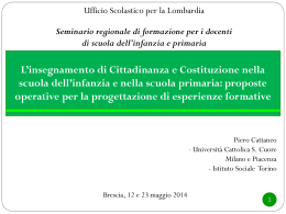 Diapositiva 1 - Ufficio scolastico regionale per la Lombardia