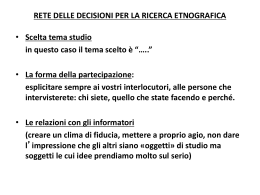 la ricerca qualitativa uniss