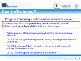 eTwinning ed Erasmus Plus - Portale Europa per l`Istruzione