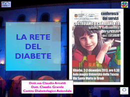 La rete del diabete