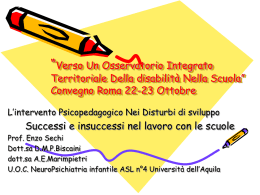 L`intervento Psicopedagogico Nei Disturbi di - retescuole 14-15