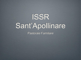 Lumen Gentium - Istituto Superiore di Scienze Religiose S. Apollinare