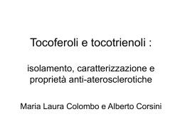 Cosa sono i Tocoferoli
