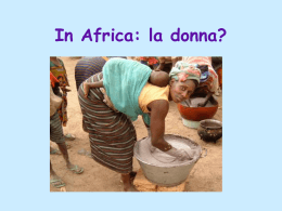 In Africa: donna nome comune di cosa - geostoria-IV-I