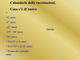 Vaccinazioni