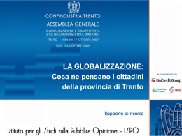 Indagine popolazione