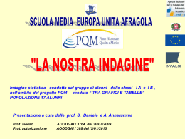 la nostra indagine