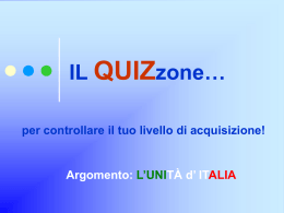 Gioco a Quiz.