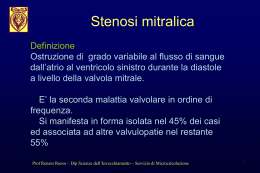 Stenosi mitralica - Prof Russo Renato