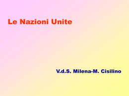 Operazioni sotto l`egida delle Nazioni Unite