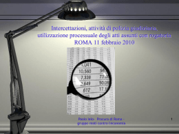 Le intercettazioni all`estero
