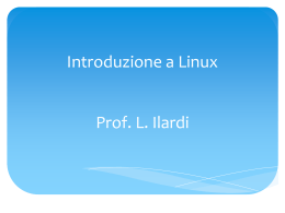 Introduzione a Linux