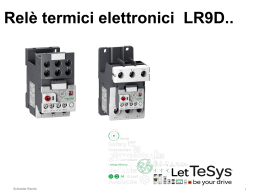 Relè termici elettronici LR9D..