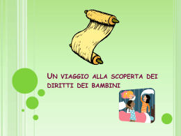 Webquest sui diritti dei bambini - DigitRete