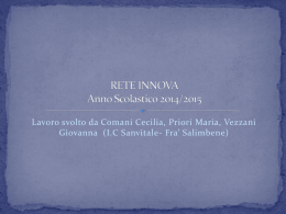RETE INNOVA Anno Scolastico 2014/2015