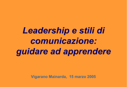 Comunicazione e Problem Solving Strategico