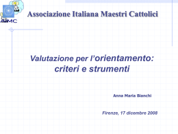 VALUTAZIONE &ldquo;AUTENTICA&rdquo;