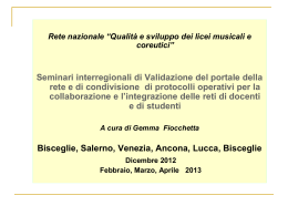 Intervento presentazione portale - Rete Licei Musicali e Coreutici