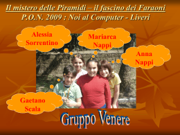 Il mistero delle piramidi