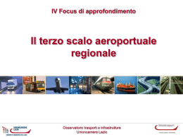 2007 Il terzo scalo areoportuale laziale