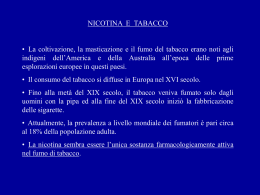 NICOTINA - TorinoMedica.com