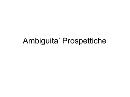 Ambiguita` Prospettiche