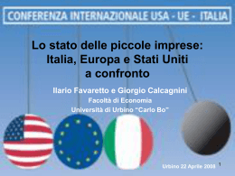 Lo stato delle piccole imprese: Italia, Europa e Stati Uniti a confronto