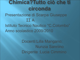 La Chimica - iscolombo.it