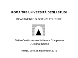 india-lezione. RomaTRE
