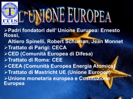 Nascita dell`Unione europea
