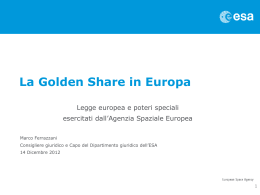 La Golden Share in Europa