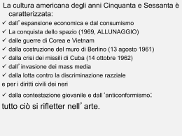La pop art ha origine negli Stati Uniti negli anni Sessanta e