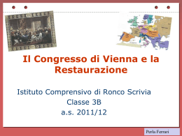 La restaurazione
