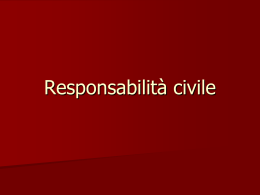 responsabilitä civile