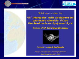 il Caso Eles Semiconductor Equipment SpA