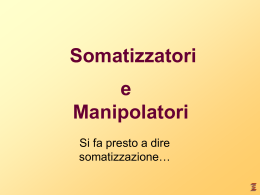 Somatizzazione - lista ippocrate