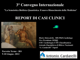 Report di casi clinici in cardiologia
