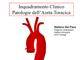 Inquadramento Clinico Patologie dell`Aorta Toracica