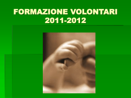 formazione volontari 2011