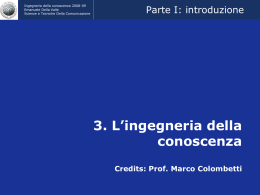 Introduzione all`Ingegneria della Conoscenza