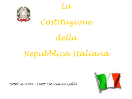 Nascita della Costituzione Italiana