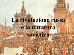 la rivoluzione russa classe v