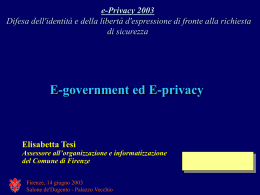 e-Privacy 2003