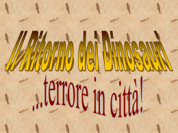 Il Ritorno dei Dinosauri