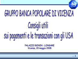 NOME COGNOME Ruolo - Confindustria Vicenza