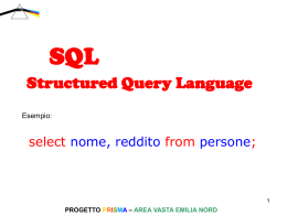 SQL - giorgiofontana.net