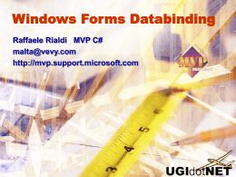Windows Forms Databinding